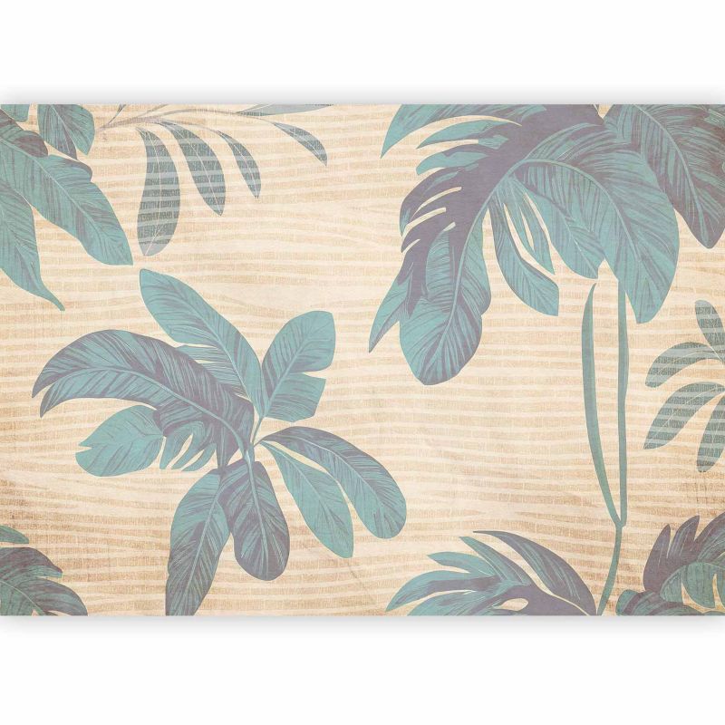 Fototapeta flizelinowa Premium Artgeist 155g/m2 Liście szara 150x105 (3 części) 10388aa rolka 1 szt