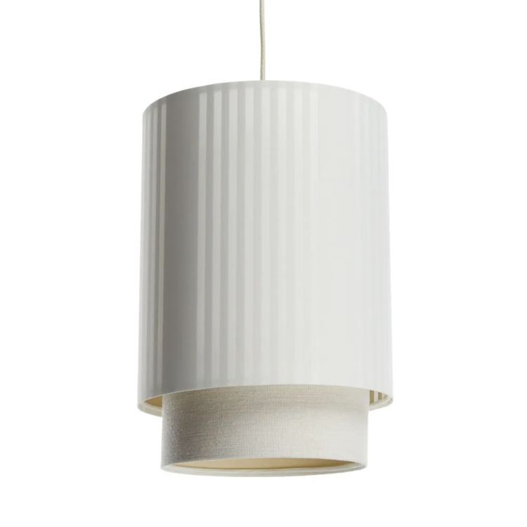 Lampa Bps Koncept wisząca DUO LAMI LINE 25 biała/kremowa 1 szt