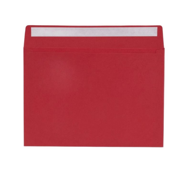 Koperty Ozdobne Neopak Acid Free C5 Czerwone Połysk 50 szt.