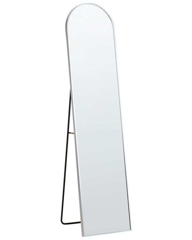Lustro stojące Bagnolet 150 cm Metal Srebrny 1 szt.
