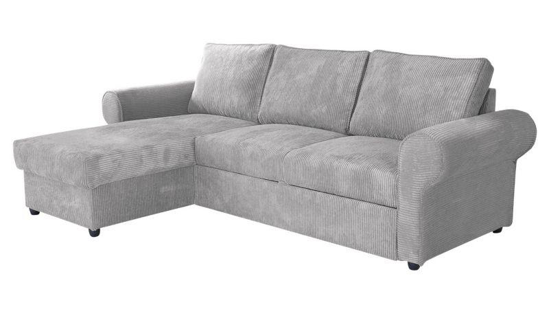 Narożnik z funkcją spania MIRJAN 24 Monaco Sztruks jasny szary 1 szt.