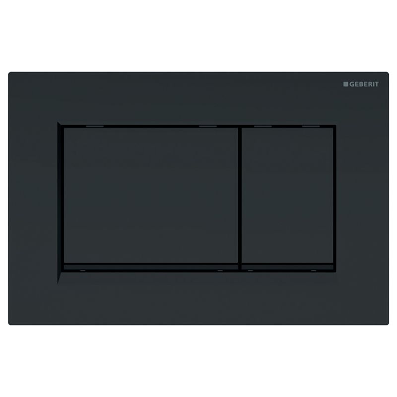 Przycisk Geberit uruchamiający Sigma30 przedni czarny mat easy-to-clean 1 szt.