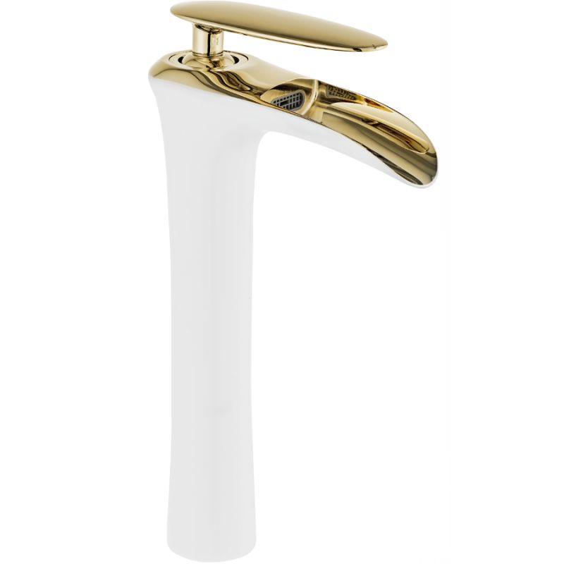 Bateria umywalkowa Mexen Lyra biała/złota 29,5 cm 1 szt.