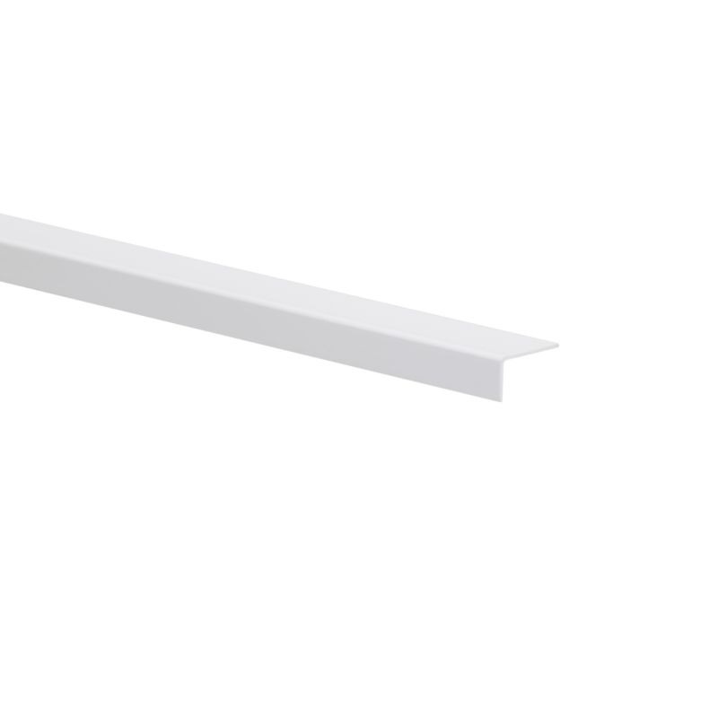 Kątownik PVC 2600 x 20 x 10 x 1 mm biały połysk