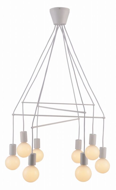 Żyrandol Candellux Alto biały wym: 95 x 82 x 82 cm 8xE27 x 40W 1 szt.