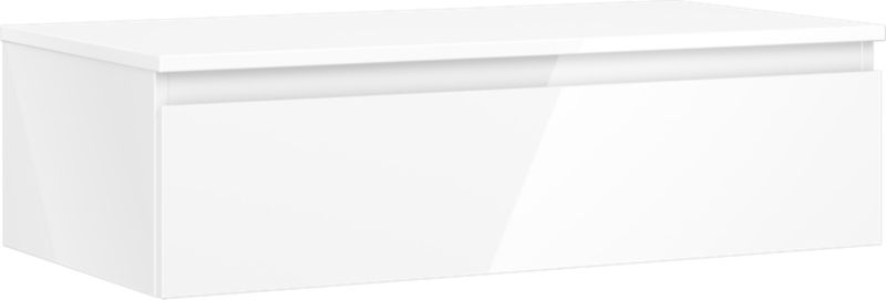 Szafka łazienkowa podumywalkowa Mexen Orio biały połysk 90 cm 1 szuflada 1 szt.