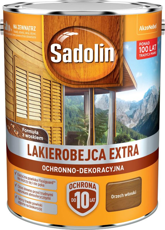 Lakierobejca Sadolin Extra orzech włoski 5 l