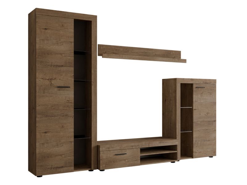 Meblościanka MIRJAN 24 Rumba dąb lefkas 1 kpl.