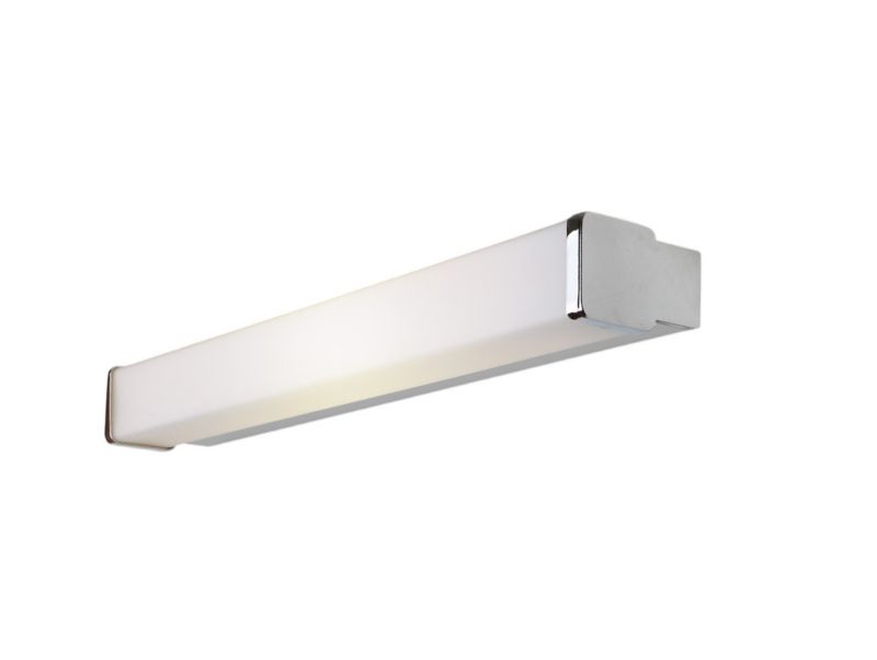 Kinkiet ścienny Maxlight Simple biały chromowany styl nowoczesny LED 10W 3000K 733lm IP44 wym: 6,5 x 30 x 10 cm - 1 szt.