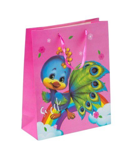 Torba Neopak Lux 26x10x32 210g A4 Dzieci tęcza A4 12 szt.