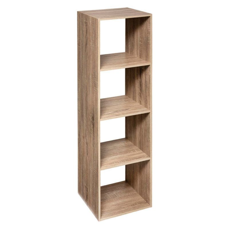 Regał na książki Kali do salonu 4 półki MDF kolor naturalny 134 cm 5FIVE SIMPLY SMART 1 szt.