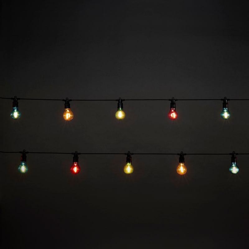 Girlanda żarówki 20 LED multikolor