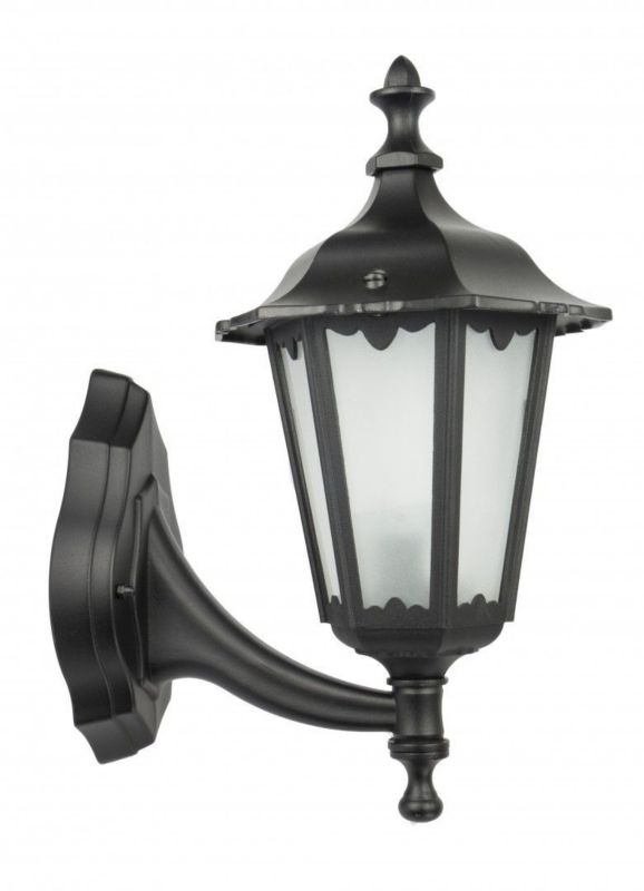 Kinkiet ścienny zewnętrzny SU-MA Retro czarny 1 x E27 x 60W IP43 wym: 39 x 21 x 27 cm - 1 szt.