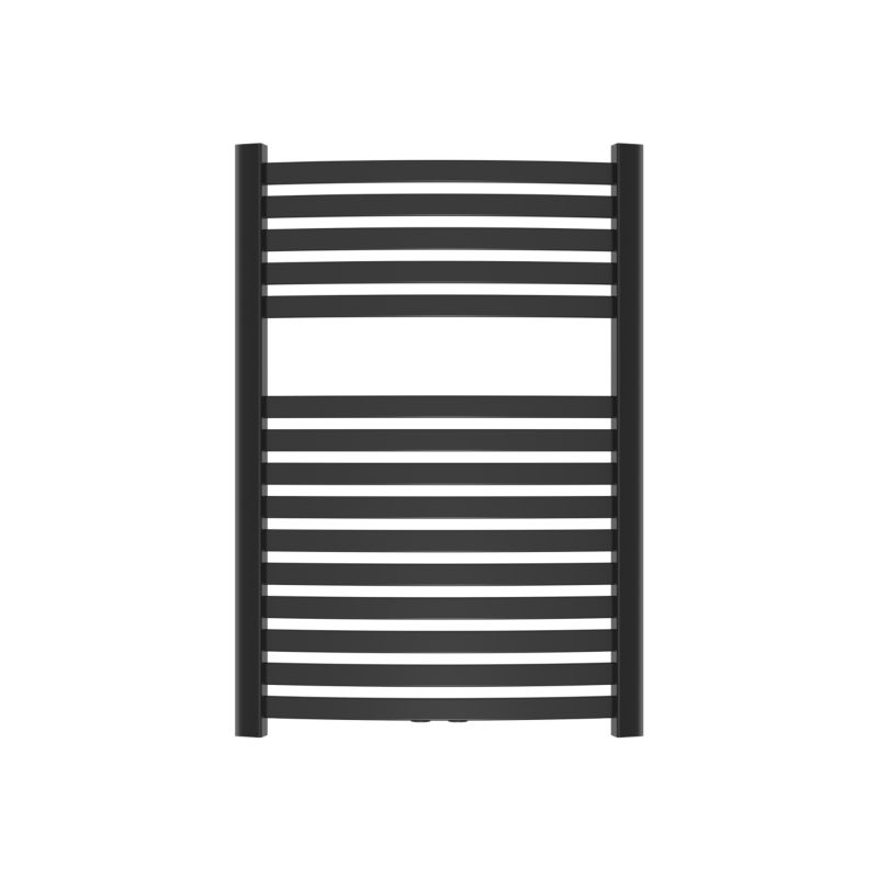Grzejnik łazienkowy wodny Invena 404 W 540x800 mm czarny podłączenie osiowe 1 szt