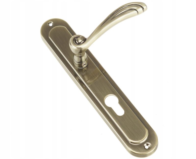 Klamka Drzwiowa FEINZ 90 Mm Wkład Patyna Zestaw 1 szt.