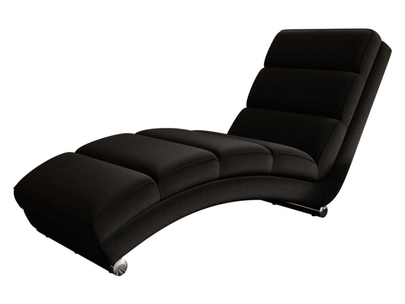 Szezlong MIRJAN 24 wypoczynkowy Holiday czarny 1 szt.