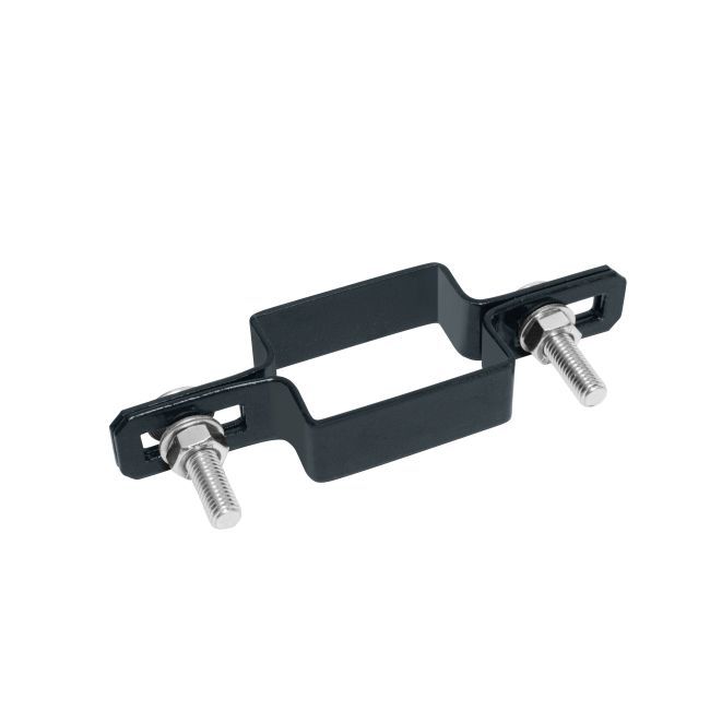 Obejma do słupka Polargos pośrednia 50 x 50 mm ocynkowana antracyt