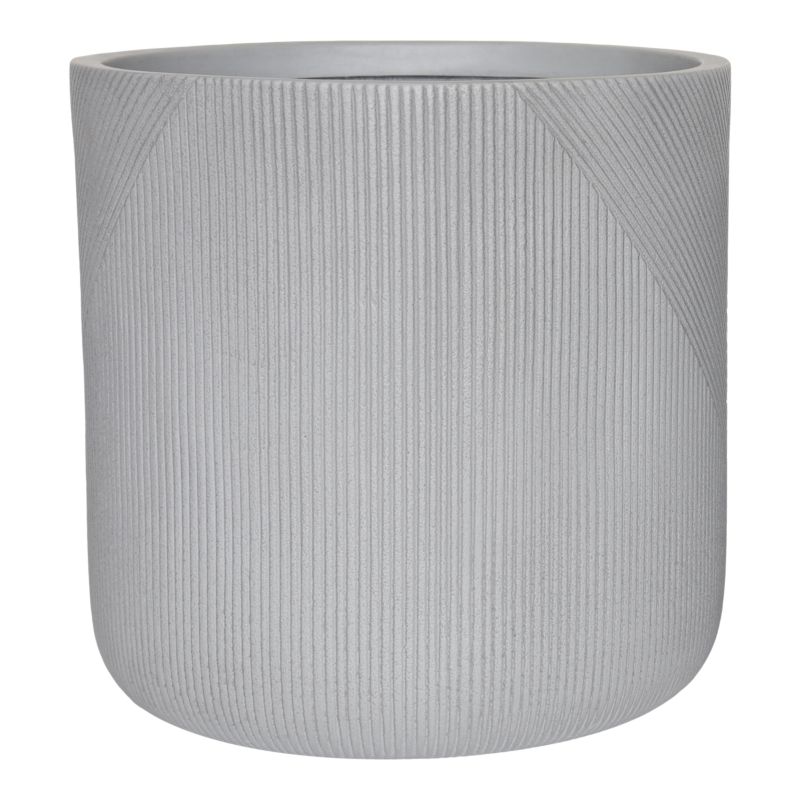 Donica paski pionowe Verve 36 cm szara