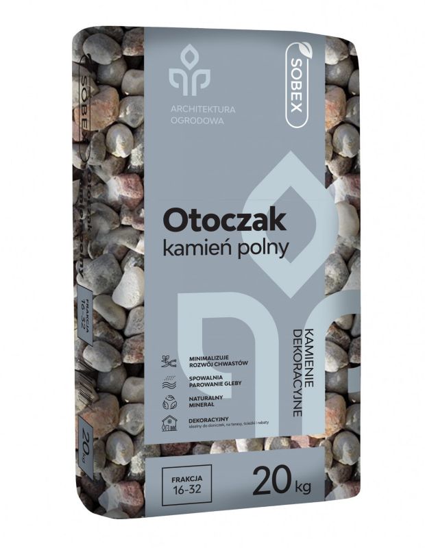 Otoczak kamień polny 20 kg (16-32), SOBEX, 1 szt.