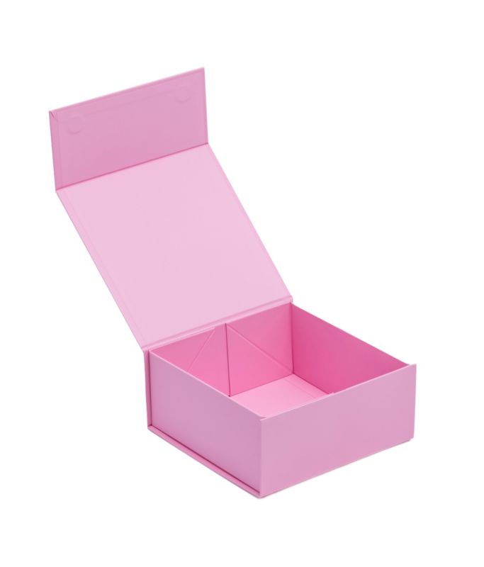 Pudełko Magnatyczne Neopak Różowe 200x200x90mm Kwadratowe Pudełko Prezentowe 1 szt.