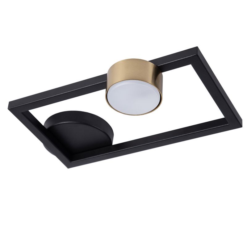 Oprawa sufitowa Sigma Lighting Frame czarno-złoty 1 x GX53 x IP20 wym: 7,7 x 33,5 x 23,5 cm - 1 szt.