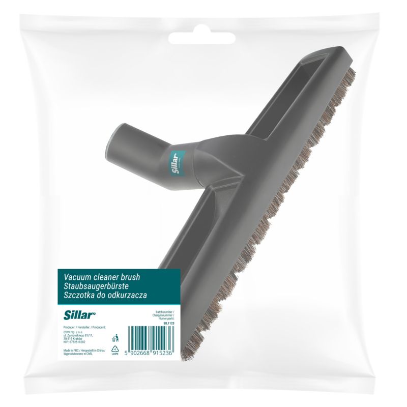 Szczotka do odkurzacza, Sillar, ssawka, włosie naturalne, do odkurzaczy przemysłowych, 35mm, zamiennik do Karcher A WD, 1szt