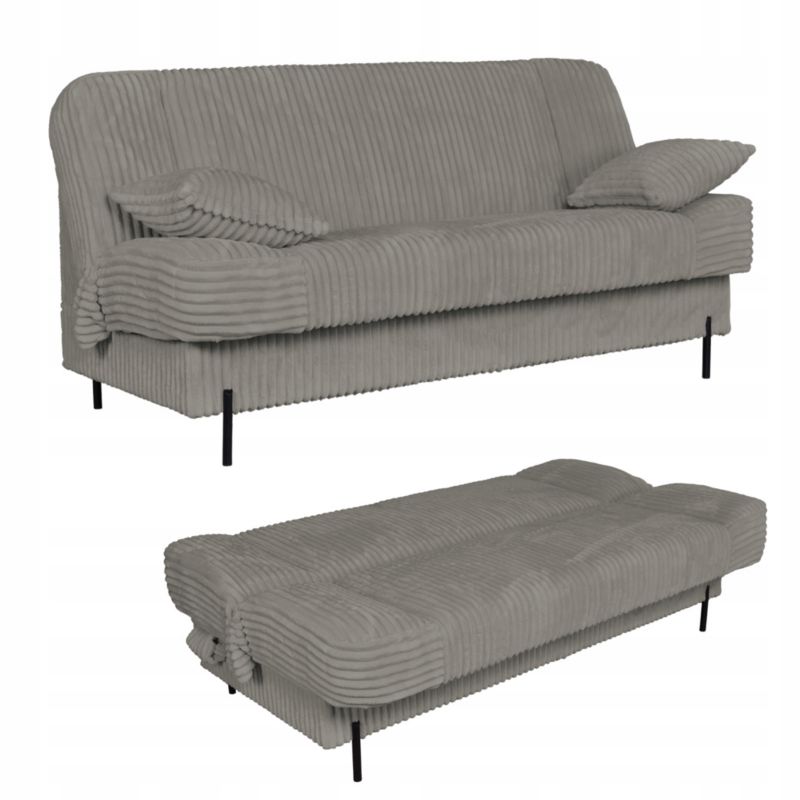 Kanapa do salonu rozkładana Family Meble Sara szara 1szt