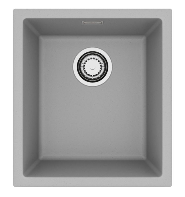 Zlewozmywak granitowy Alveus OMNI 10 kol. G81 beton (40x45) 1-komorowy 1szt