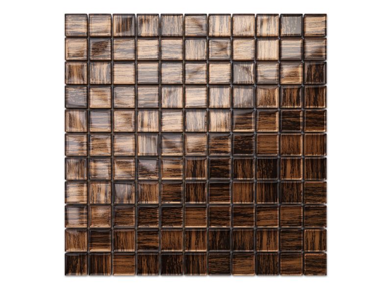 Mozaika szklana Ilcom brązowa miedziana jesień 30x30cm 1 szt.