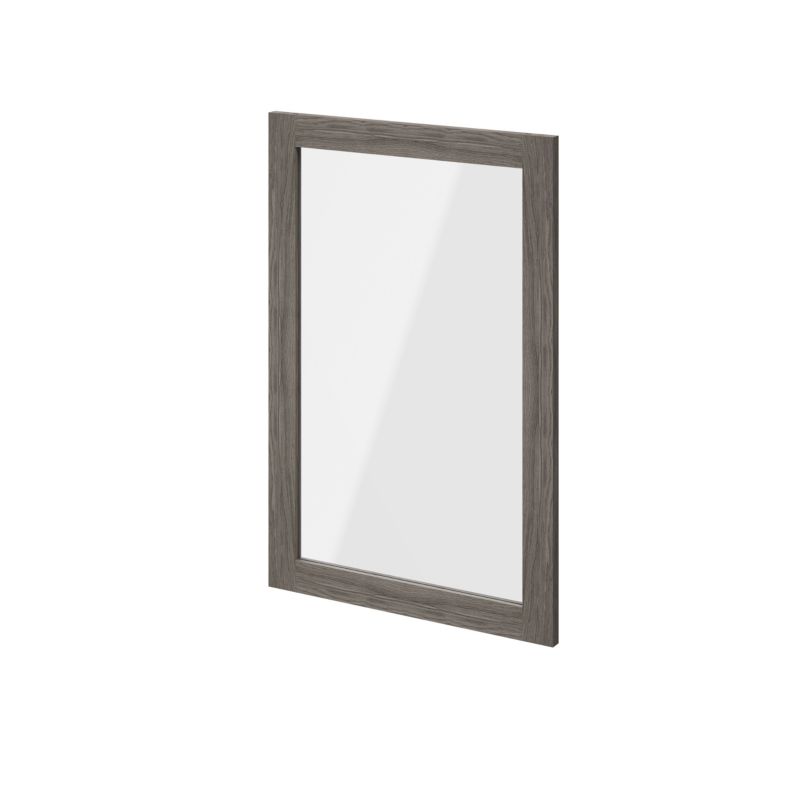 Drzwi do korpusu 50 x 75 cm GoodHome Atomia dąb szary/szkło transparentne