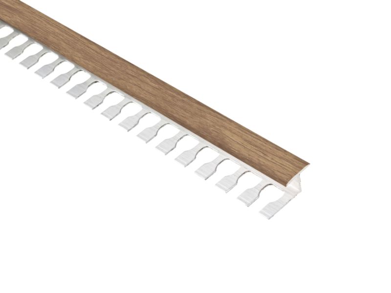 Profil aluminiowy gięty GoodHome 16 x 2500 mm dąb santana nr 19