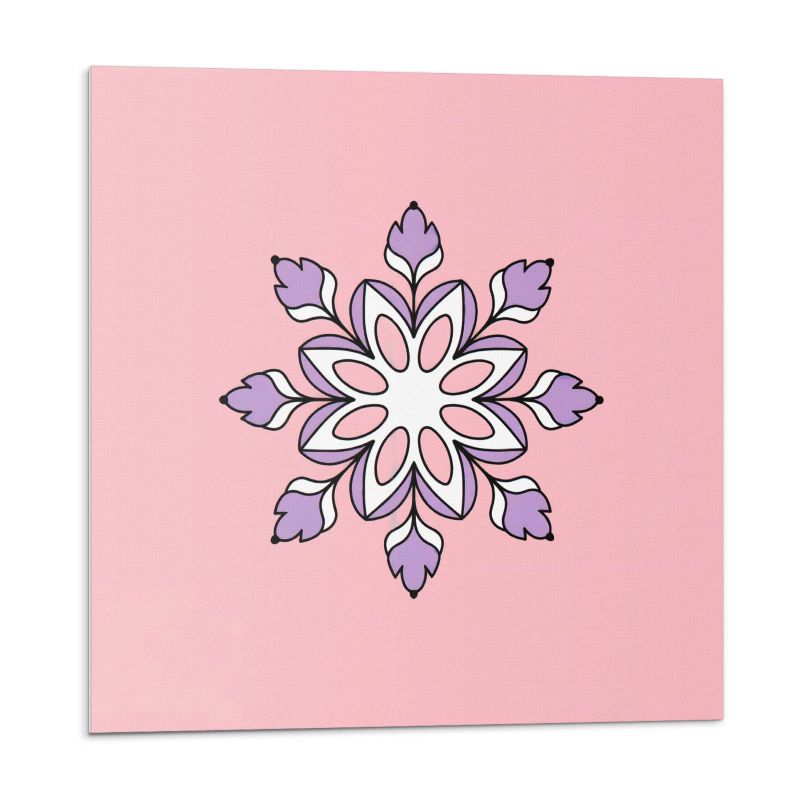 Kafelki samoprzylepne Wallfluent 30x30 cm Mandala z kwiatowym motywem 9 szt.