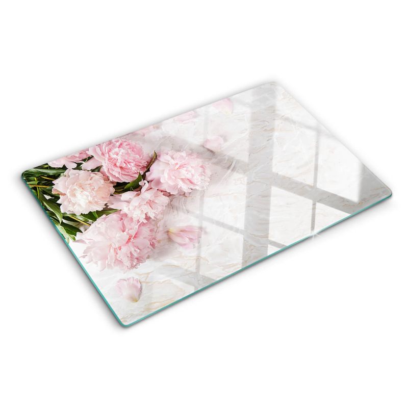 Deska szklana Tulup 80x52 cm Peonie w Rozkwicie 1 szt.