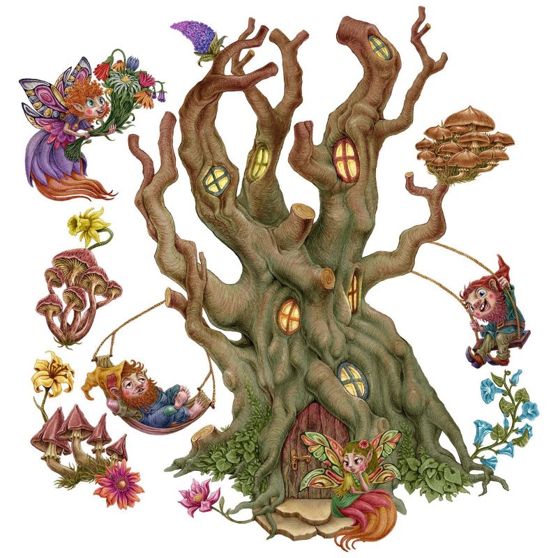 Dziecięce Naklejki Wallfluent 172x130 cm Leśne stworzenia 1 rol.