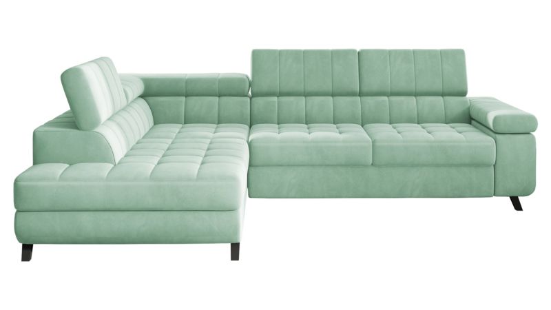 Narożnik z funkcją spania MIRJAN 24 Nord lewy seledynowy 1 szt.