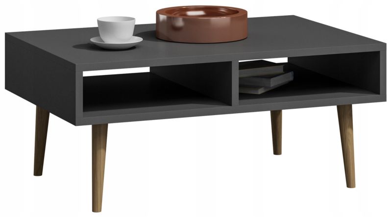 Ława Matkam stolik ISLA 100 cm Per antracyt 1 szt.