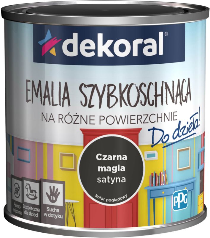Emalia Do dzieła Dekoral czarna magia 0,2 l