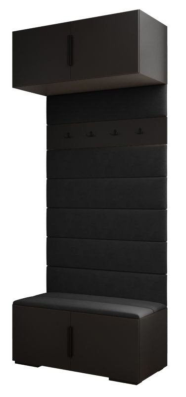 Siedzisko Abiks INOVA panele tapicerowane szer.100cm wz.1 czarny 1szt.