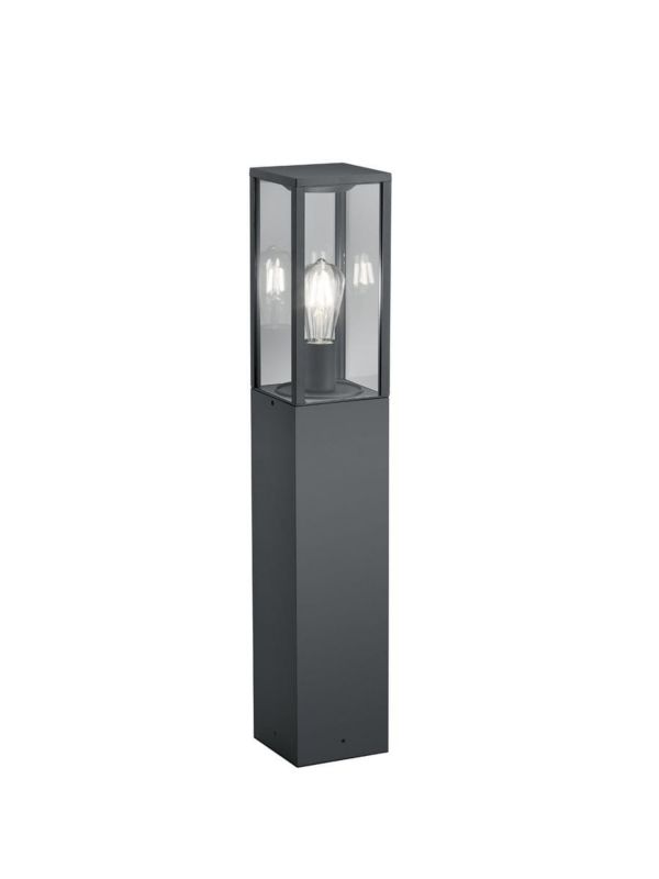 Lampa ogrodowa stojąca Trio Garonne antracytowo-biała 1 x E27 x IP44 wym: 80 x 14 x 14 cm - 1 szt.