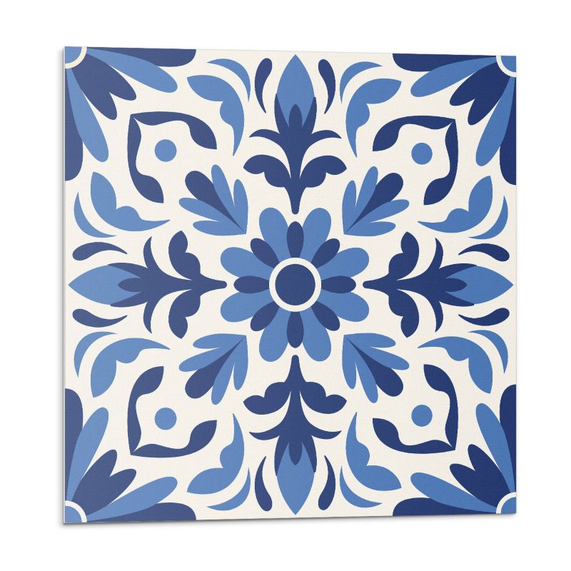 Kafelki samoprzylepne Wallfluent 30x30 cm Roślinny wzór z liściastymi akcentami 9 szt.