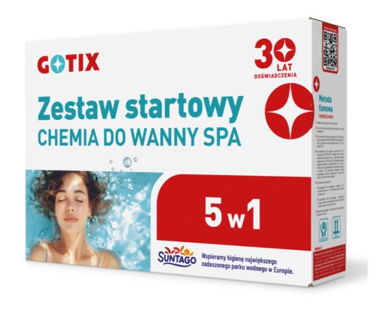 Zestaw startowy do Wanny Spa preparat bakteriobójczy Gotix 1 kpl