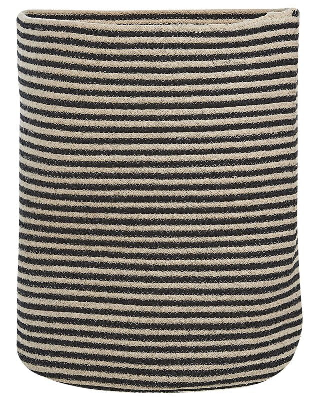 Kosz bawełniany beżowy z czarnym Yerkoy 1 szt.