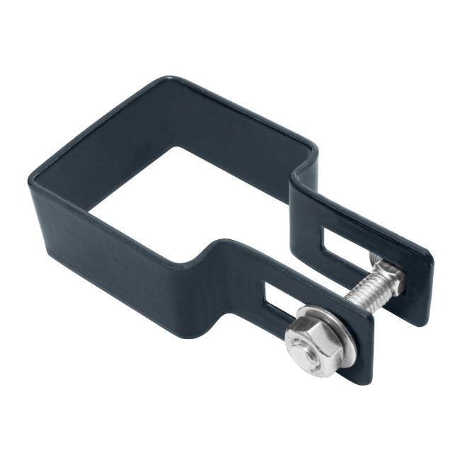 Obejma do słupka Polargos początkowa 50 x 50 mm ocynkowana antracyt