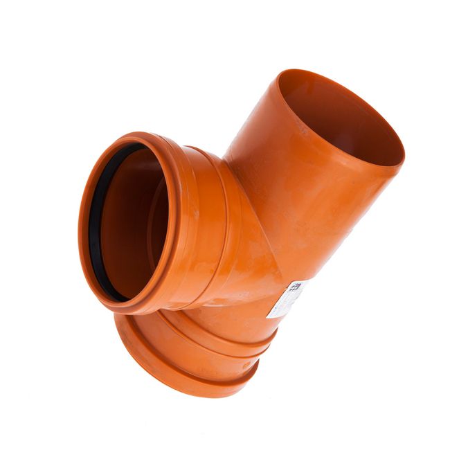 Trójnik PCV Pipelife 88° 110 / 110 mm