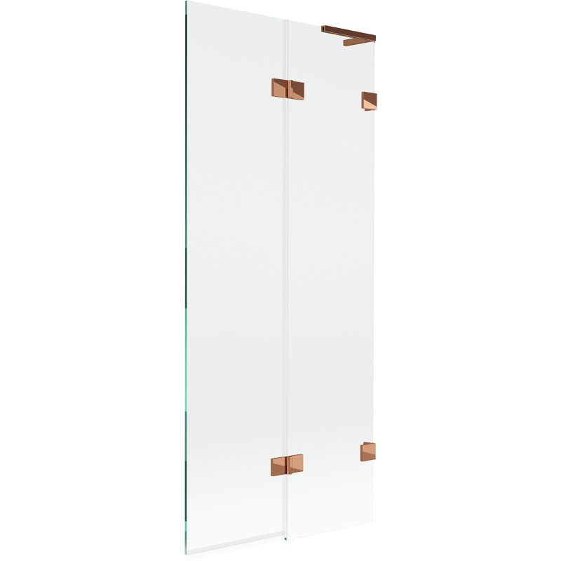 Parawan nawannowy 2-skrzydłowy Mexen Lunar L różowe złoto 80 x 150 cm 1 szt