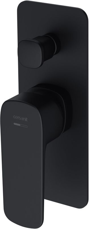 Bateria wannowo-natryskowa Cersanit Larga czarny mat jednouchwytowa podtynkowa 1 szt.