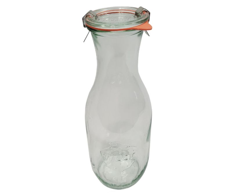 Karafka MODO24 Weck 1062 ml fi 60 szklane wieko gumka zapinki 1 kpl.