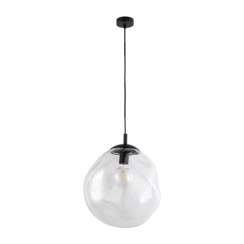 Lampa sufitowa wisząca TK-Lighting Sol chromowana-przezroczysty wym: 175 x 25 x 25 cm 1xE27 x 1 szt.
