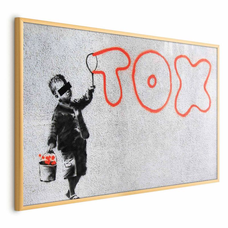 Plakat Artgeist Toksyczny 30x21 cm z ramą złotą 1 szt