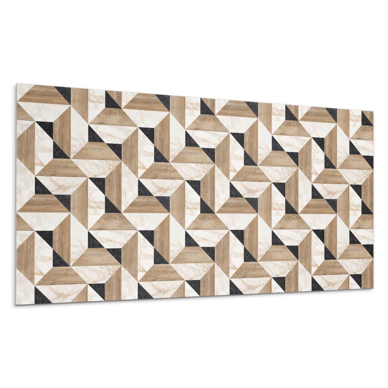 Kafelki samoprzylepne Wallfluent 40x20 cm Wzór geometryczny na płytkach 10 szt.